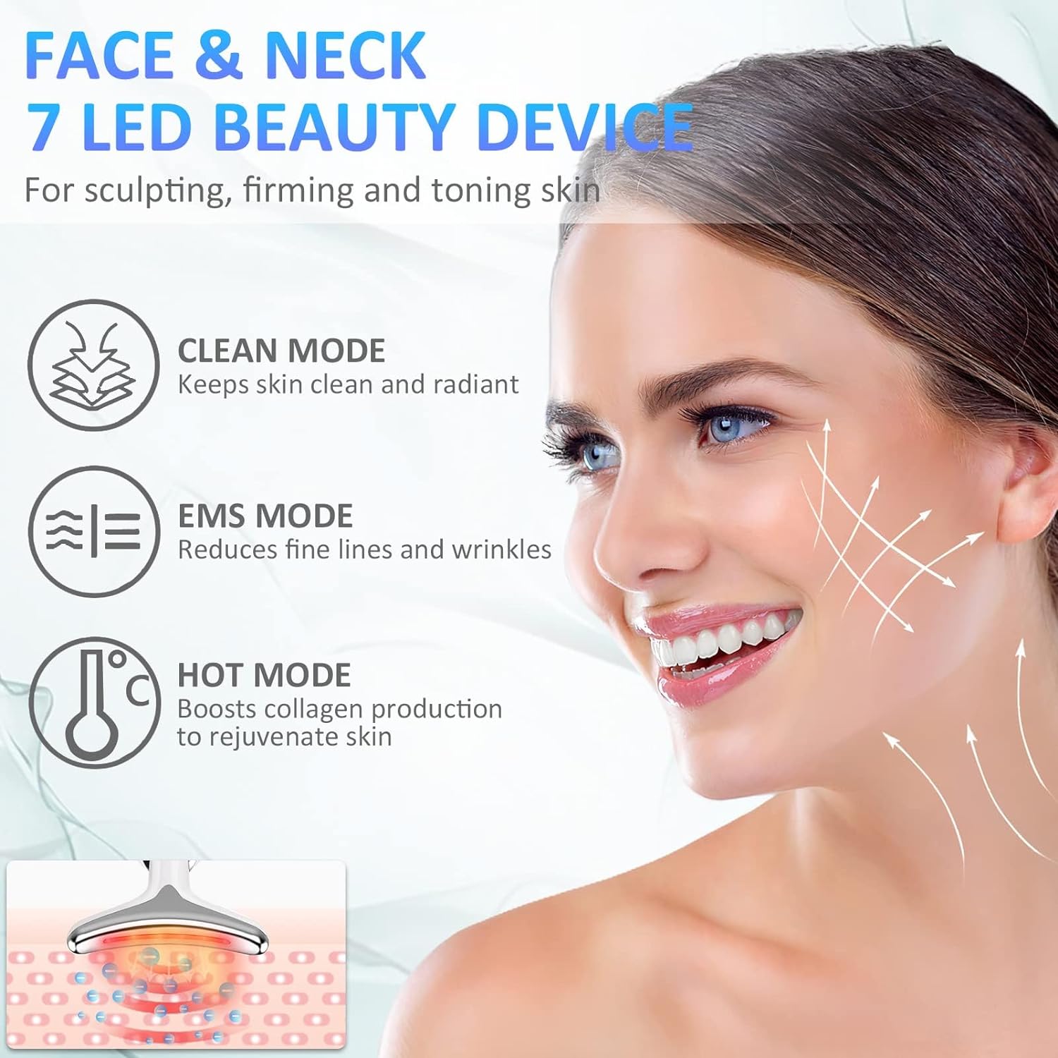 Anti-wrinkle beauty device